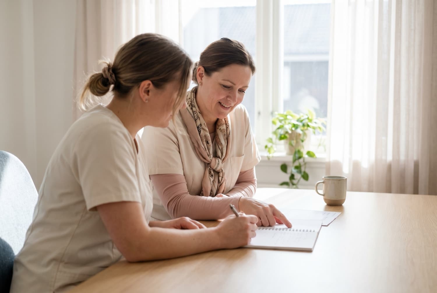 Birth and feeding professionals collaborating on a baby's care